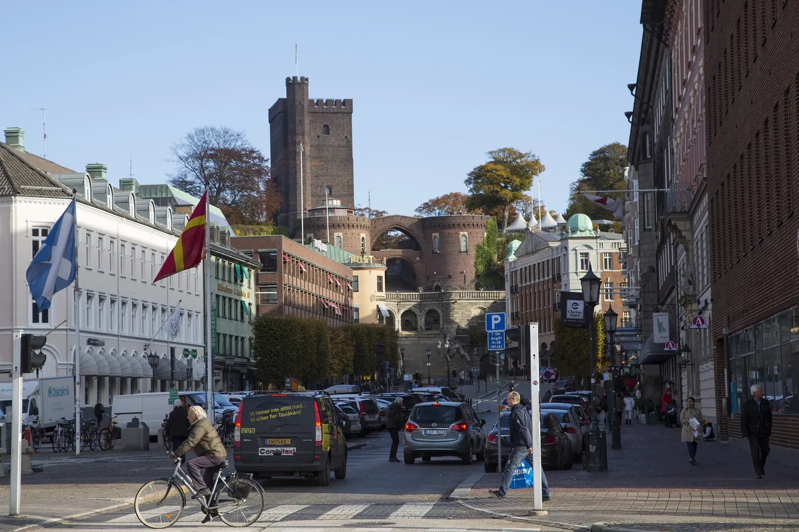 Stortorget i Helsingborg med Kärnan